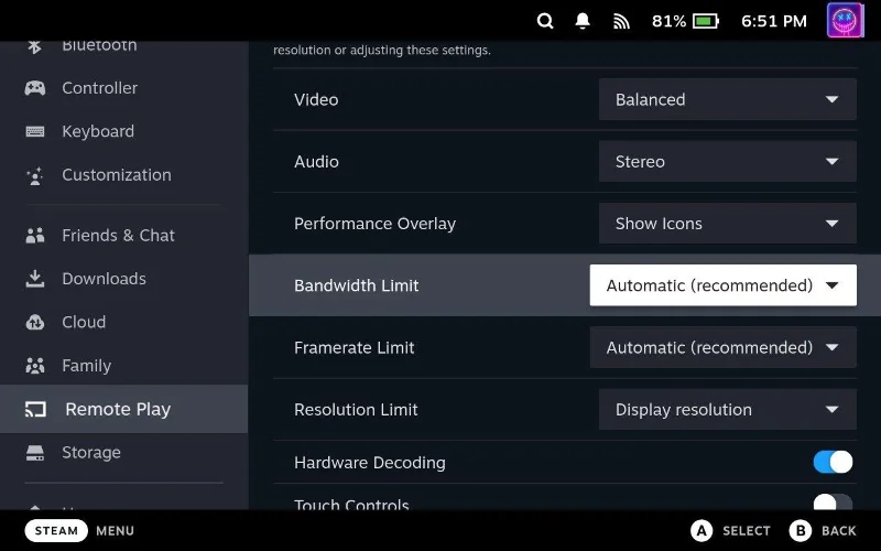 Steam Deck: Jak hrát na dálku z počítače