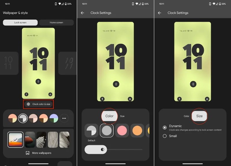 Jak přizpůsobit zamykací obrazovku v systému Android 14