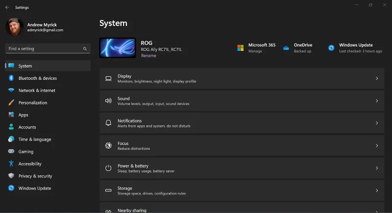 Jak aktualizovat BIOS na ASUS ROG Ally