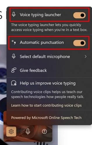 Sanelun käyttäminen automaattisten välimerkkien kanssa Windows 11:ssä