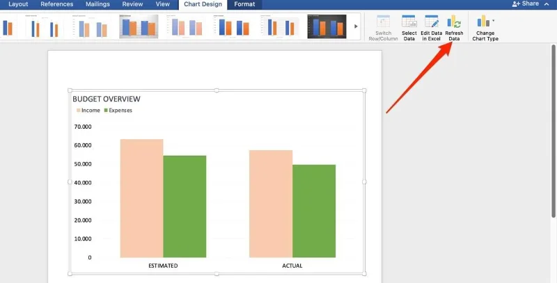 Kuinka lisätä Excel-arkki Word-asiakirjaan