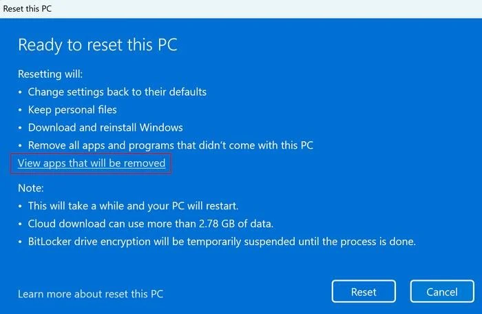 Como restablecer rapidamente o teu ordenador con Windows 11