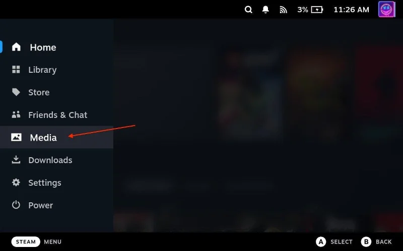 Jak pořídit snímek obrazovky na Steam Deck
