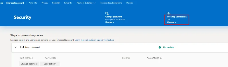 Как да промените двуфакторното удостоверяване на Microsoft 365