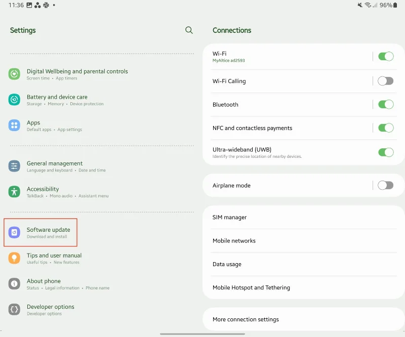 Jak aktualizovat Galaxy Tab S8 Jak aktualizovat Galaxy Tab S8