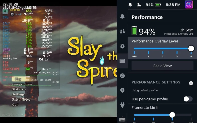 Grafikai beállítások módosítása a Steam Decken