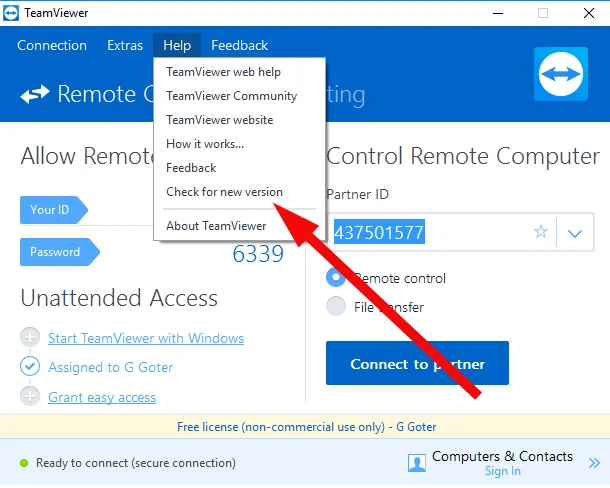 КОРЕКЦИЯ: Партньорът на TeamViewer не се свърза с грешка на рутера