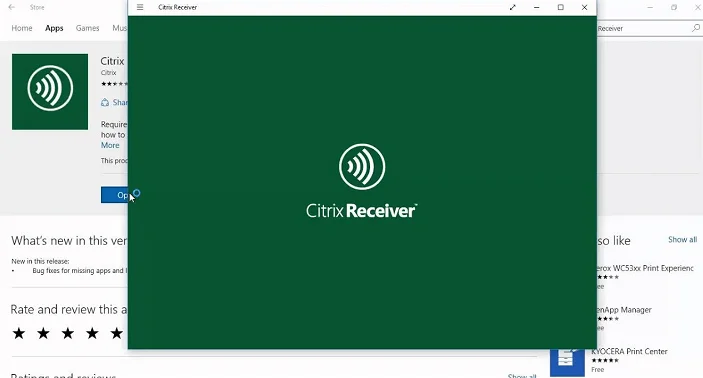 PASTATYMAS: Nepavyko paleisti „Citrix Receiver“ sistemoje „Windows 10“.
