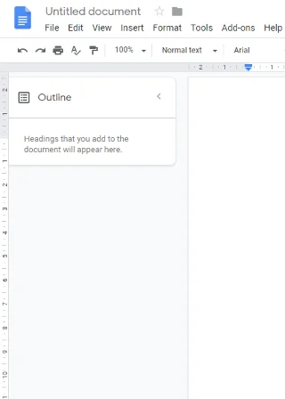 Как да добавяте очертания на документи в Google Документи
