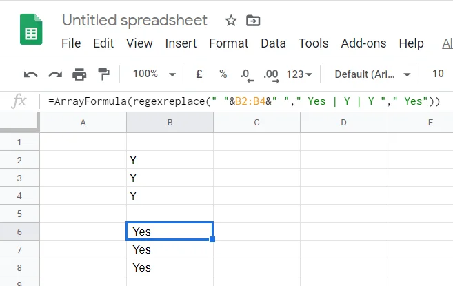 FIX: Arrayvärdet kunde inte hittas fel i Kalkylark