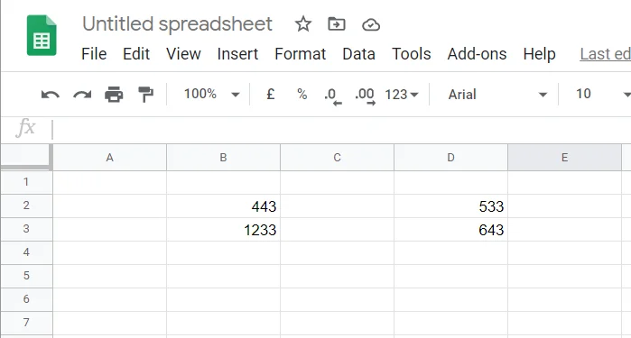 Kā apmainīt šūnas Google izklājlapās [Divas vai vairākas šūnas]