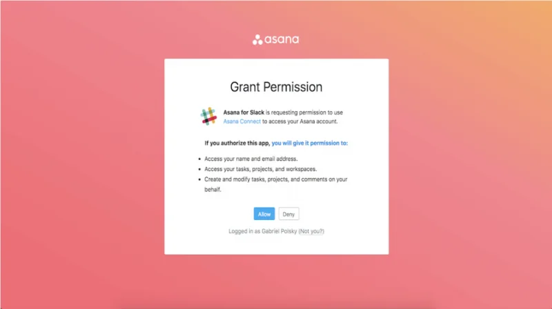 Kako integriram Asano s Slackom