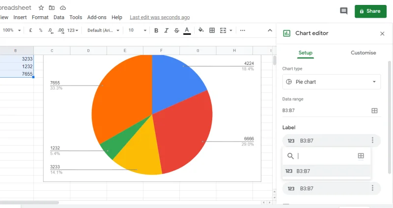 Как да добавите текст и легенда за етикети в Google Sheets [Пълно ръководство]