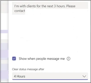 КОРЕКЦИЯ: Състоянието на Microsoft Teams е блокирано при Извън офиса