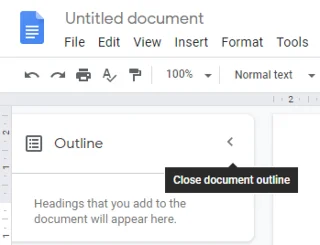 Как да добавяте очертания на документи в Google Документи