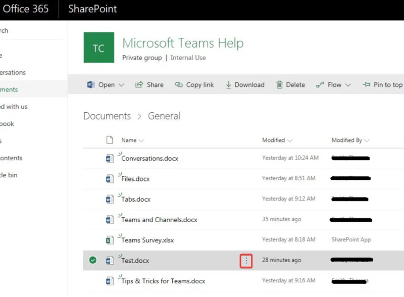КОРЕКЦИЯ: Не мога да изтрия файлове в Microsoft Teams