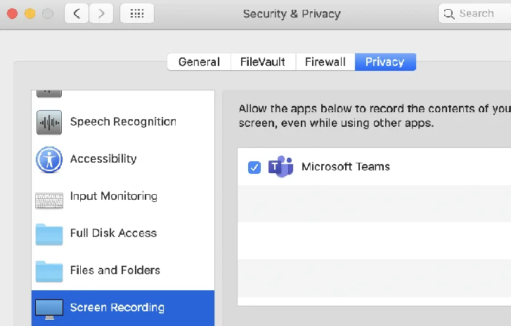 Екранът за споделяне на Microsoft Teams не работи на Mac?  Опитайте тази