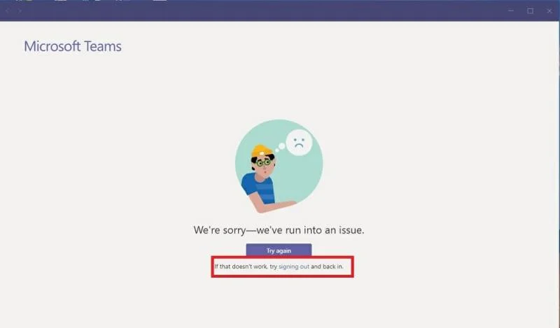Microsoft Teams: Съжаляваме - попаднахме на проблем [поправен]