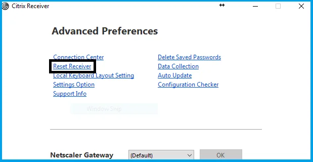 PASTATYMAS: Nepavyko paleisti „Citrix Receiver“ sistemoje „Windows 10“.