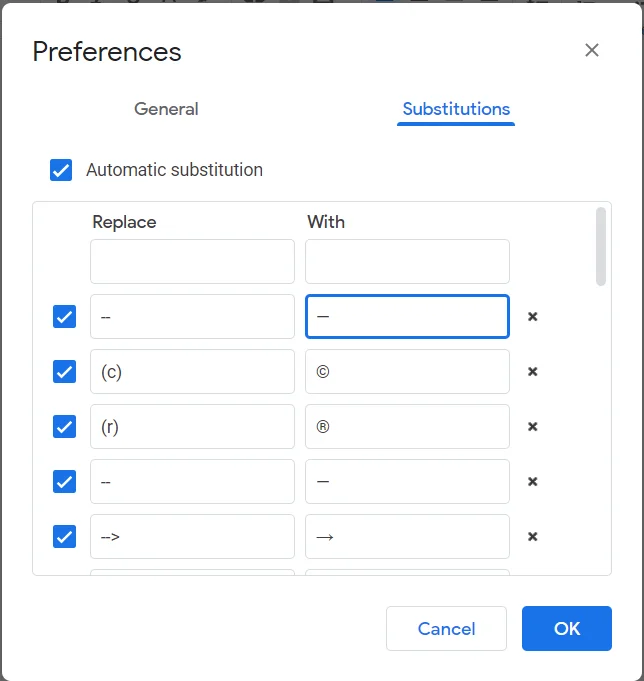 Hogyan készítsünk hosszú kötőjelet / em kötőjelet a Google Dokumentumokban
