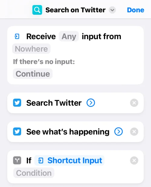 Parancsikonok létrehozása, szerkesztése és megosztása iPhone-on