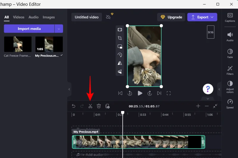 Jak zmrazit snímek v Clipchamp: Průvodce krok za krokem
