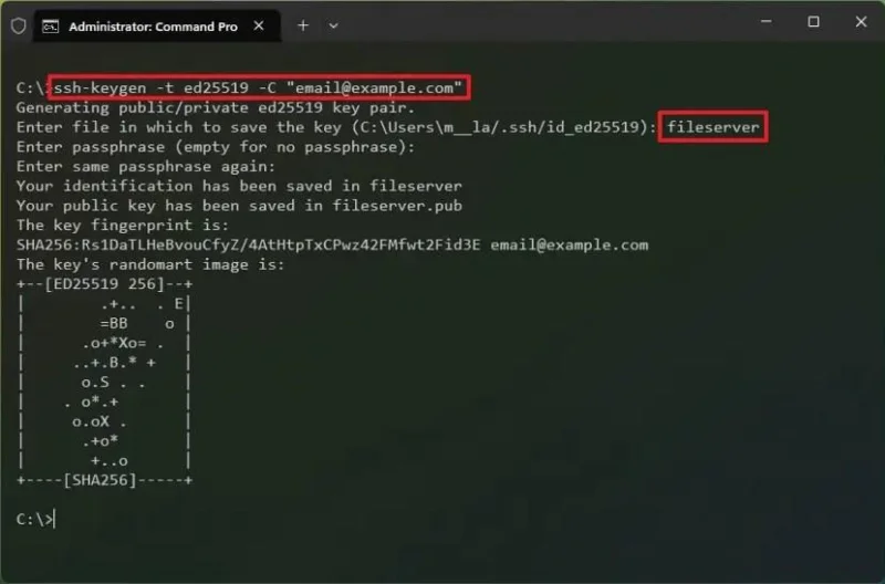 Як створити ключі SSH у Windows 11