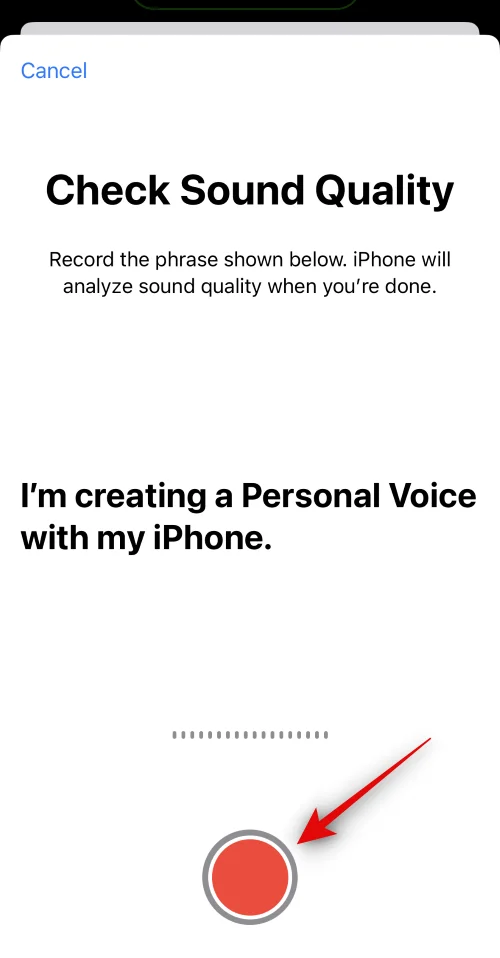 A személyes hang beállítása és használata az iPhone készüléken iOS 17 rendszerrel