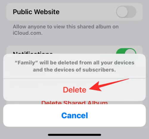 A megosztott albumok törlésének 4 legjobb módja az iPhone készüléken