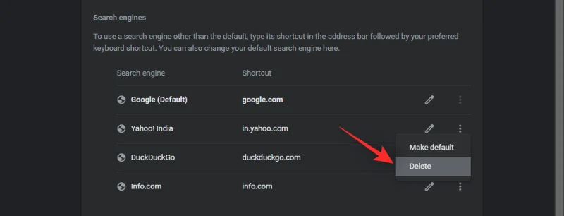 Yahoo Searchin poistaminen Chromesta PC:llä ja puhelimella