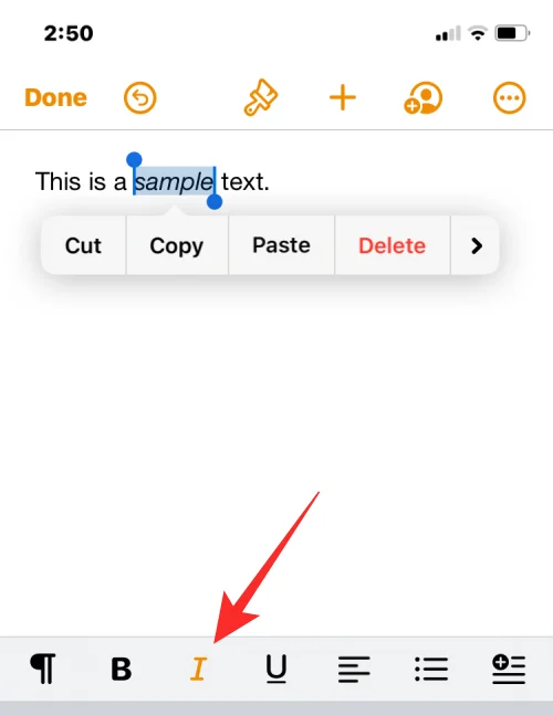 Як зробити курсив на iPhone: все, що вам потрібно знати