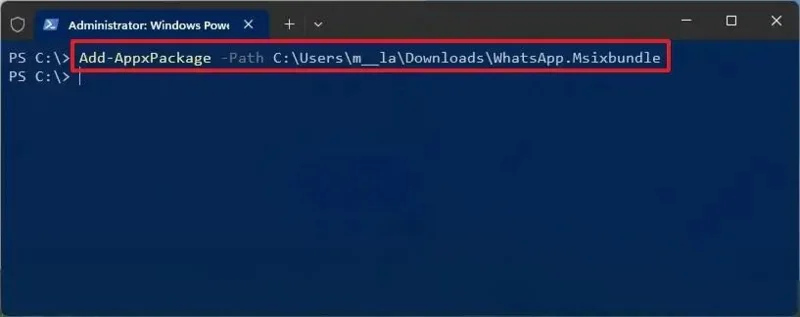 Як установити програми msixbundle, appxbundle, msix або appx у Windows 11