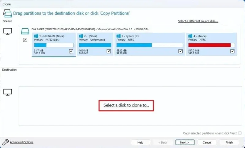 Як клонувати жорсткий диск Windows 11 на SSD за допомогою Macrium Reflect