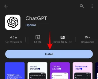 Jak používat ChatGPT na Androidu