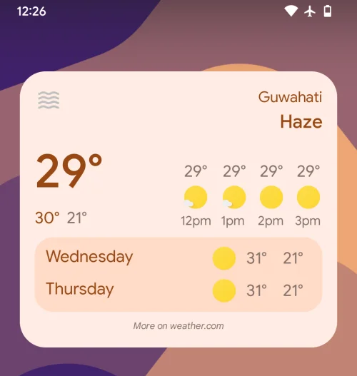 Jak přidat widget počasí „Material You“ na Android 12
