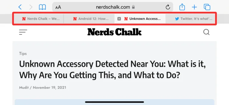 IOS 15: Co je panel karet Landscape v Safari?