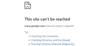 Slik fikser du feilen Dette nettstedet kan ikke nås i Google Chrome