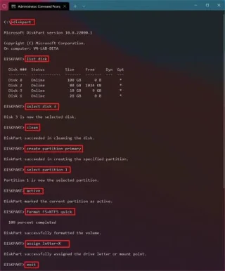 Як очистити та відновити диск за допомогою DiskPart у Windows 11