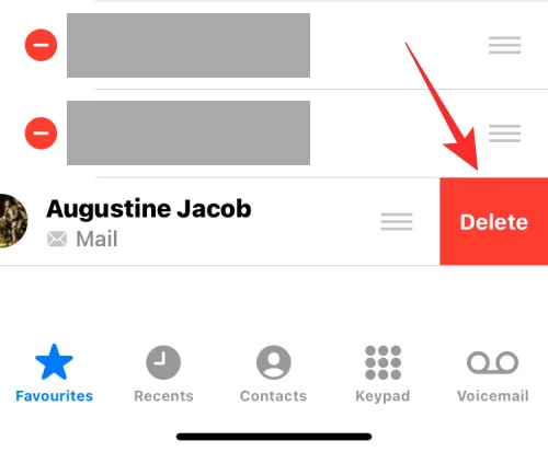 Як видалити когось із вибраного на iPhone