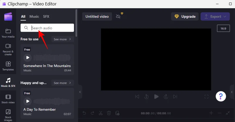 Přidat zvuk do Clipchamp: Průvodce krok za krokem
