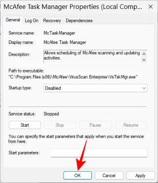 Jak zastavit vyskakovací okna McAfee v systému Windows 11
