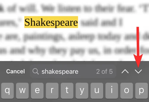 Hur man söker i ett dokument på iPhone: 7 sätt som förklaras