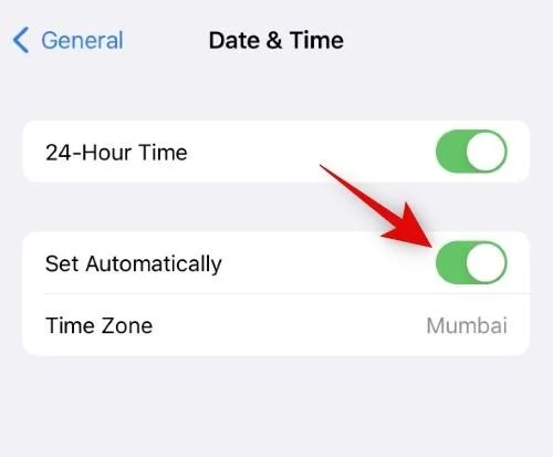 Az idő szerkesztése iPhone-on