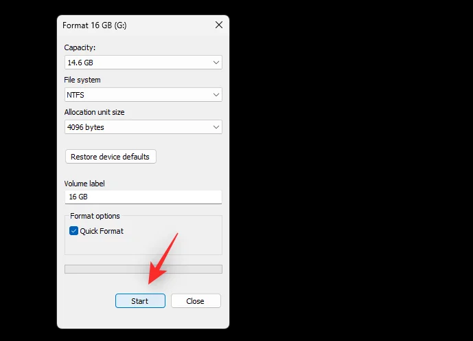 5 простих способів відформатувати USB у NTFS Windows 11
