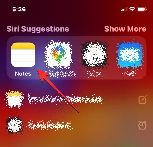Hvordan koble andre notater i et notat på iPhone med iOS 17