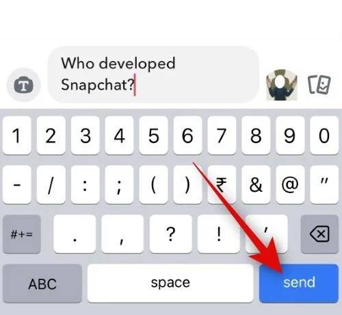 2 måter å tekste 'Min AI' på Snapchat