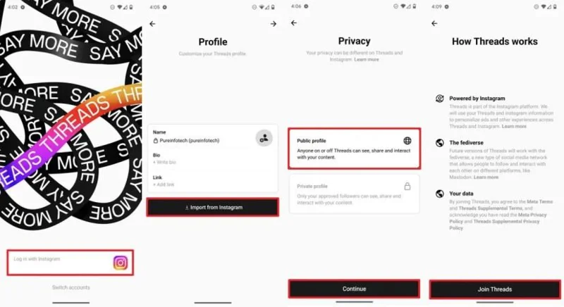 Як зареєструвати обліковий запис Threads із Meta