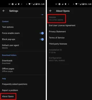 Πώς να δείτε την έκδοση του προγράμματος περιήγησης για Chrome, Safari, Firefox, Opera, Brave και Edge
