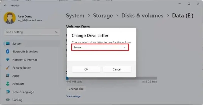 Як видалити букву диска на Windows 11