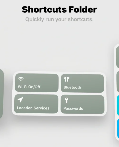 Parancsikonok létrehozása, szerkesztése és megosztása iPhone-on